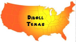 How to Say or Pronounce USA Cities — Diboll Texas [upl. by Saalocin]