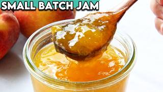 EASIEST Homemade Peach Jam Recipe  Small Batch Recipe [upl. by Lakym]