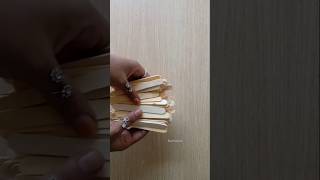 DIY icecream stick craft remix craft icecreamstickcraftideas diy handmade shortvideo [upl. by Lanni]