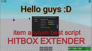 Roblox item asylum Script  Hitbox Extender [upl. by Nayb]