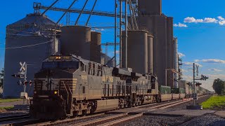 NS 8076 East in Milmine IL on 6924 [upl. by Azral145]