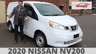 2020 Nissan NV200 Compact Cargo Van  In Depth Walk Around and Review [upl. by Lacey]