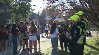 Hamilton police make 5 arrests following unsanctioned street party [upl. by Matteo]