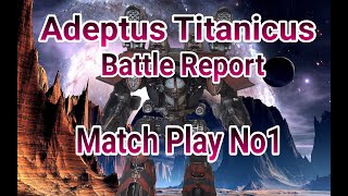 Adeptus Titanicus Battle Report No1 Mortis vs Gryphonicus 1500pts [upl. by Karb]