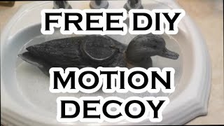 Free DIY Motion Duck Decoy [upl. by Paolina727]