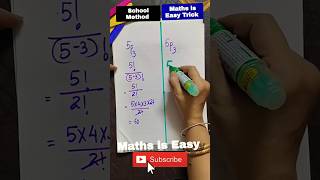 Permutations and Combination Shortcut Trick 🔥  Class 1112 IIT JEE maths shorts ytshorts [upl. by Soble882]