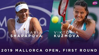 Maria Sharapova vs Viktoria Kuzmova  2019 Mallorca Open First Round  WTA Highlights [upl. by Manouch843]