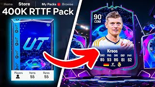 400K RTTF PACKS amp 91 ICON PICKS 🤯 FC 24 Ultimate Team [upl. by Nashner]