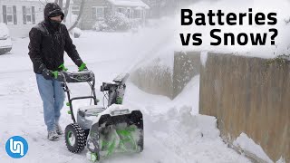 Is a Battery Snow Blower Worth It Ego 2Stage Review [upl. by Rhianon]