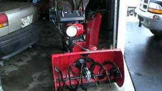 Honda HS1132 Tracked Snowblower 2 of 2 [upl. by Toinette]