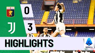 Genoa 03 Juventus Vlahovic Double Secures Dominant Win [upl. by Rubetta]