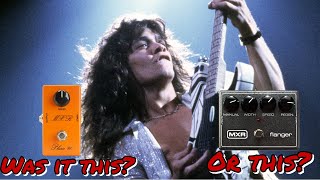 Did Eddie Van Halen Use A Phaser Or A Flanger On quotAint Talkin Bout Lovequot [upl. by Inahet]