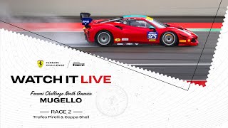 Ferrari Challenge North America Round 7  Mugello Race 2 [upl. by Reuven]