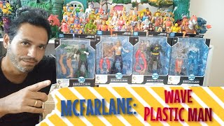 MCFARLANE WAVE PLASTIC MAN  HOMEMBORRACHA  JLA 90s SUPERMAN BATMAN AQUAMAN GREEN LANTERN [upl. by Wrand]