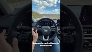 Honda Civic Kendi Kendine Viraj Alabilir Mi test [upl. by Nered283]