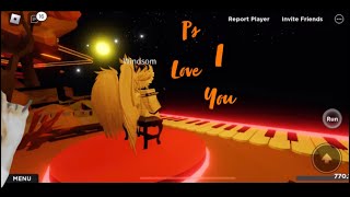 PS I LOVE YOU Paul Partohap Roblox Piano [upl. by Hightower]