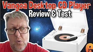 Vangoa Desktop CD Player  Review amp Test [upl. by Rentsch381]