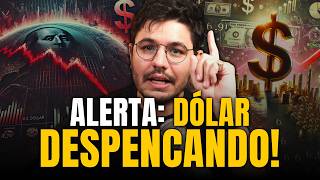 Por que o dólar está caindo Vale a pena dolarizar agora [upl. by Ahseekal739]