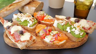 3 idées de tartines repas géniales pour lété avec du bon pain  avocado pizza ou nordique [upl. by Laamak762]