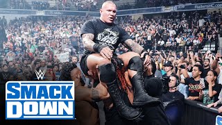 FULL SEGMENT The Bloodline eradicate Randy Orton SmackDown July 12 2024 [upl. by Sukul]