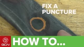 How To Fix A Bike Puncture  Repairing An Inner Tube [upl. by Lerrud]