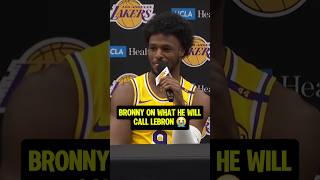 Bronny wants to stay away from Lebron😭 [upl. by Itsirc]