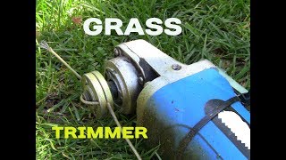 How to make a Home Grass Trimmer with a Angle Grinder DIY [upl. by Akcirederf]