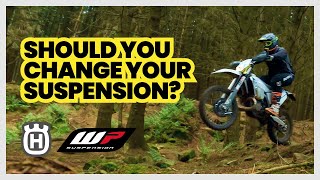 Does SUSPENSION setup REALLY make a difference  2022 Husqvarna TE300i [upl. by Chelsae]