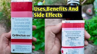 GrilinctusBM Terbutaline Sulphate and Bromhexine Hydrochloride Syrup UsesBenefits amp Side Effects [upl. by Enidaj]