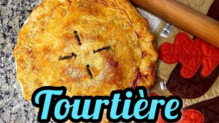 Flaky Tourtière  French Meat Pie  Autumn Recipe’s [upl. by Wardieu]