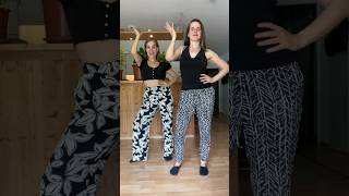 2 German Girls Dancing to the Barbara Song barbara barbarasrhabarberbar learngerman [upl. by Yatnwahs]