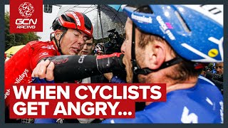 When Cyclists Get Angry  Pro Cycling’s Most Heated Moments [upl. by Oiril265]