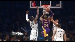 Kobe Bryant Dunks on Gerald Wallace amp Kris Humphries in Glorious HD  Slo Mo [upl. by Franciska]