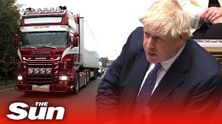 Boris Johnson appalled by Essex lorry deaths [upl. by Denna543]