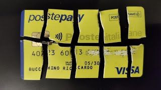 La Postepay e le Poste Italiane funzionano di mer [upl. by Llehcear779]