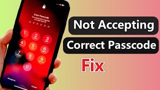 iPhone Not Accepting Correct Passcode Fix  5 Ways 2024 [upl. by Cristina335]