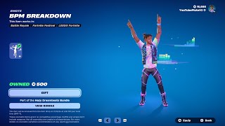 KINDA RARE BPM BREAKDOWN EMOTE IS BACK Fortnite Item Shop November 29th 2024 [upl. by Bernhard]