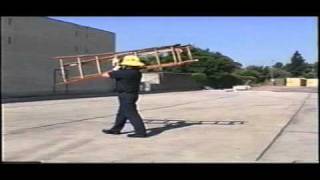 12 Foot Extension Ladder Lifting Carrying and Raising [upl. by Niltac]