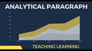 How to write Analytical Paragraph  Analytical Paragraph Class 10  Data Interpretation  Sample [upl. by Dodds]