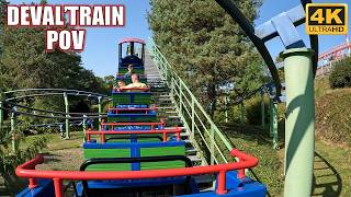 DevalTrain POV Back Row 4K 60FPS Parc des Combes Vekoma Roller Skater  NonCopyright [upl. by Halimaj493]