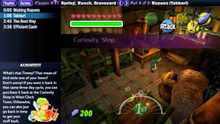 Legend of Zelda Majoras Mask Walkthrough 07 49 quotRomani Ranch Rupees Takkuriquot [upl. by Ahseila250]