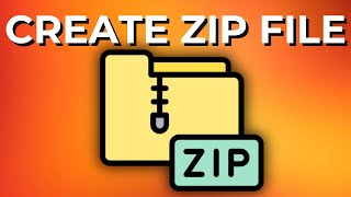 How to Create a Zip File in Windows 10 [upl. by Nomolas]