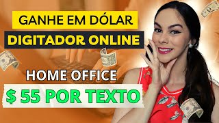 Digitador Online Home Office Para Iniciantes 100 GRÁTIS Funciona mesmo  TEXTBROKER [upl. by Acinyt936]