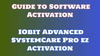 Download amp Install IObit Advanced SystemCare Pro Comprehensive Guide [upl. by Anaihsat]