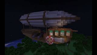 Minecraft Valkyrien Skies Airship  Build Showcase [upl. by Nairot709]