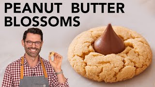 EASY Peanut Butter Blossom Cookies Recipe [upl. by Osy795]