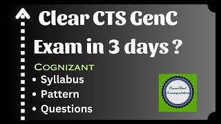 Cognizant GenC Recruitment Process Get ready in Just 3 days [upl. by Nawtna]