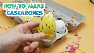 Cascarones Tutorial How to Make Confetti Eggs [upl. by Thane229]