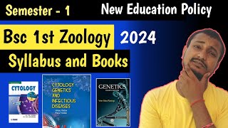 Bsc 1st year zoology syllabus Bsc zoology 1st year syllabus semester 1 and books pdf of semester 1 [upl. by Giusto]