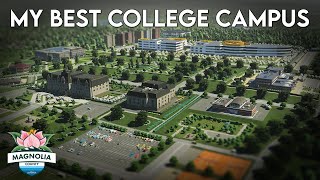 Building a MASSIVE Custom University Campus in Cities Skylines 2  MC 7 [upl. by Astrix]